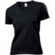 T-SHIRT DONNA STEDMAN ST2700 SCOLLO A V MANICA CORTA COTONE