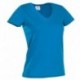 T-SHIRT DONNA STEDMAN ST2700 SCOLLO A V MANICA CORTA COTONE