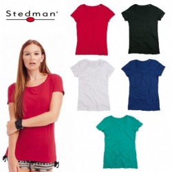 T-SHIRT STEDMAN ST9500 COTONE SLUB DONNA MANICA CORTA MODA