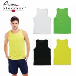 CANOTTA STEDMAN UOMO SPORT ST8010 MANICA CORTA GIROCOLLO PER SPORTIVI