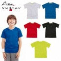 T-SHIRT STEDMAN BAMBINO SPORT ST8500 MANICA CORTA GIROCOLLO REGLAN PER SPORTIVI