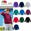 FR620390 FELPA FRUIT BAMBINO GIROCOLLO RAGLAN KIDS 80%C 20%P