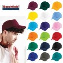 CAPPELLO Beechfield ESTIVO B10 U UNISEX COTONE 5 PANNELLI VISIERA PRECURVATA BASEBALL