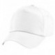 CAPPELLO Beechfield ESTIVO B10 U UNISEX COTONE 5 PANNELLI VISIERA PRECURVATA BASEBALL