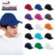 CAPPELLO Beechfield ESTIVO B20 U UNISEX COTONE 6 PANNELLI VISIERA PRECURVATA BICOLORE BASEBALL