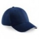 CAPPELLO Beechfield ESTIVO B20 U UNISEX COTONE 6 PANNELLI VISIERA PRECURVATA BICOLORE BASEBALL