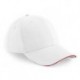 CAPPELLO Beechfield ESTIVO B20 U UNISEX COTONE 6 PANNELLI VISIERA PRECURVATA BICOLORE BASEBALL