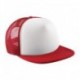 CAPPELLO Beechfield ESTIVO CON RETINA B645 U UNISEX POLIESTERE VISIERA RAP PIATTA