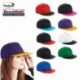 CAPPELLO Beechfield ESTIVO B615 U UNISEX COTONE VISIERA RAP PIATTA