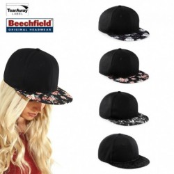 CAPPELLO Beechfield ESTIVO B881 U UNISEX POLIESTERE VISIERA RAP PIATTA