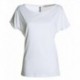 t-shirt beverly payper donna ampio scollo con manica corta jersey 135gr