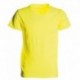t-shirt neutral discovery payper uomo ampio scollo con manica corta jersey 135gr effetto fiammato