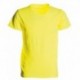 t-shirt neutral discovery payper uomo ampio scollo con manica corta jersey 135gr effetto fiammato