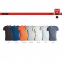t-shirt sound payper uomo ampio scollo con manica corta jersey vintage look 120gr