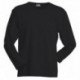 t-shirt pineta payper uomo a girocollo con manica lunga jersey 165gr