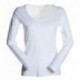t-shirt passenger lady payper donna ampio scollo con manica lunga jersey 135gr effetto fiammato