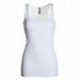 t-shirt look payper canotta donna con ampio scollo rib 1x1 190gr