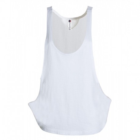 t-shirt live payper donna canotta con collo a v jersey 135gr effetto fiammato