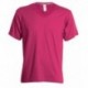 t-shirt v-neck lady payper donna con collo a v e manica corta jersey 150gr