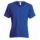 t-shirt v-neck lady payper donna con collo a v e manica corta jersey 150gr