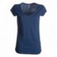 t-shirt illegal lady payper donna con collo a v e manica corta jersey 135gr effetto fiammato