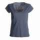 t-shirt illegal lady payper donna con collo a v e manica corta jersey 135gr effetto fiammato