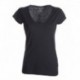 t-shirt illegal lady payper donna con collo a v e manica corta jersey 135gr effetto fiammato