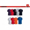 polo cambridge payper uomo manica corta con dettagli in contrasto jersey 175gr