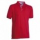 polo cambridge payper uomo manica corta con dettagli in contrasto jersey 175gr