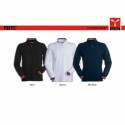 polo prive' payper uomo mezza zip con dettagli in contrasto piquet 230gr