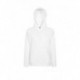 FELPA CAPPUCCIO DONNA WOMAN FRUIT OF THE LOOM FR621480 TUTA