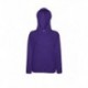 FELPA CAPPUCCIO DONNA WOMAN FRUIT OF THE LOOM FR621480 TUTA