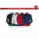 Felpa BROOKLYN PAYPER uomo SBS full zip doppio cursore con dettagli in contrasto garzata 300gr