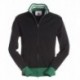 Felpa BROOKLYN PAYPER uomo SBS full zip doppio cursore con dettagli in contrasto garzata 300gr