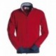 Felpa BROOKLYN PAYPER uomo SBS full zip doppio cursore con dettagli in contrasto garzata 300gr