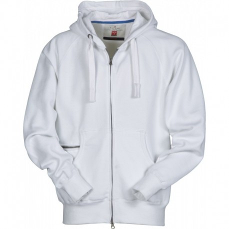 Felpa manica reglan DALLAS+ PAYPER uomo full zip con cappuccio garzata 300gr