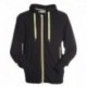 Felpa FREESTYLE PAYPER uomo full zip con cappuccio e dettagli in contrasto french terry 250gr effetto fiammato