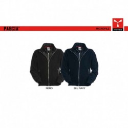 Giacca PASCIA' PAYPER uomo in pile a zip intera doppiopetto antivento pile 280gr