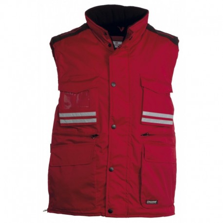 Gilet FLIGHT PAYPER uomo imbottito multi-tasche con dettagli a contrasto pongee 240t 180gr