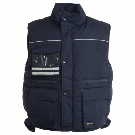 Gilet AZUA plus PAYPER uomo imbottito multi-tasche techno cotton 160gr