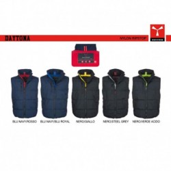 Gilet DAYTONA PAYPER uomo imbottito a zip intera pongee 240t 180gr