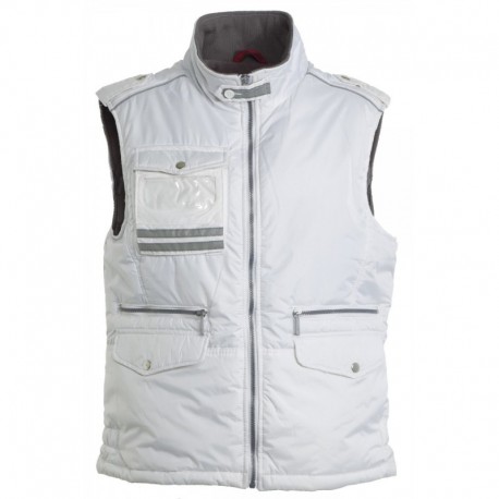 Gilet TYPHOON PAYPER uomo imbottito multi-tasche con dettagli a contrasto techno cotton 170gr