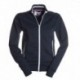 Felpa SBS doppio cursore in metallo MELBOURNE PAYPER donna efull zip con dettagli in contrasto garzata 300gr