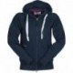 Felpa manica reglan dallas+ LADY donna full zip con cappuccio garzata 300gr