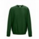 AWDIS JH030 JUST HOOD FELPA GIROCOLLO .80%Cotone .20%Poliestere MANICHE LUNGHE UOMO