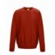 AWDIS JH030 JUST HOOD FELPA GIROCOLLO .80%Cotone .20%Poliestere MANICHE LUNGHE UOMO