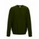 AWDIS JH030 JUST HOOD FELPA GIROCOLLO .80%Cotone .20%Poliestere MANICHE LUNGHE UOMO