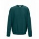 AWDIS JH030 JUST HOOD FELPA GIROCOLLO .80%Cotone .20%Poliestere MANICHE LUNGHE UOMO