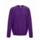 AWDIS JH030 JUST HOOD FELPA GIROCOLLO .80%Cotone .20%Poliestere MANICHE LUNGHE UOMO