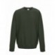 AWDIS JH030 JUST HOOD FELPA GIROCOLLO .80%Cotone .20%Poliestere MANICHE LUNGHE UOMO